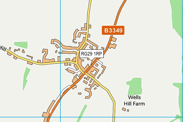 RG29 1RP map - OS VectorMap District (Ordnance Survey) RG29 1RP map - OS VectorMap District (Ordnance Survey)
