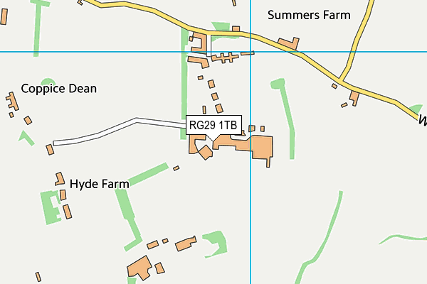 RG29 1TB map - OS VectorMap District (Ordnance Survey) RG29 1TB map - OS VectorMap District (Ordnance Survey)