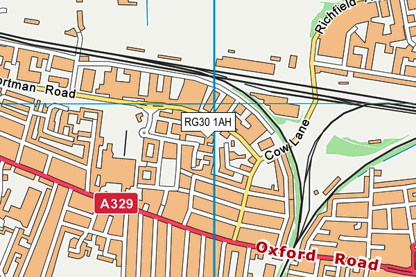 RG30 1AH map - OS VectorMap District (Ordnance Survey) RG30 1AH map - OS VectorMap District (Ordnance Survey)