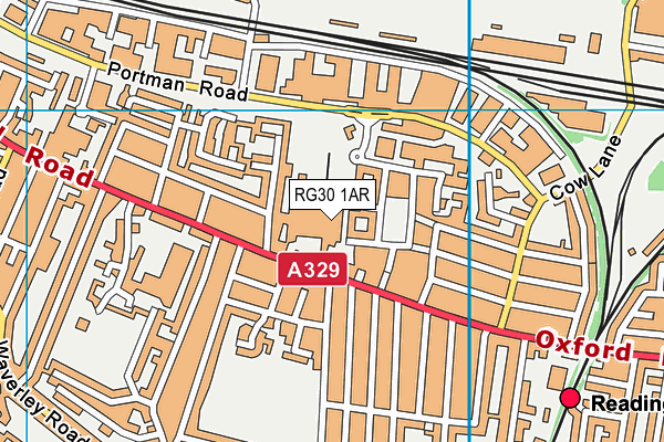 RG30 1AR map - OS VectorMap District (Ordnance Survey) RG30 1AR map - OS VectorMap District (Ordnance Survey)