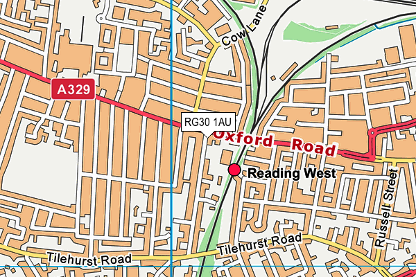 RG30 1AU map - OS VectorMap District (Ordnance Survey) RG30 1AU map - OS VectorMap District (Ordnance Survey)