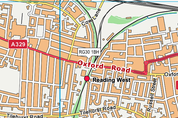 RG30 1BH map - OS VectorMap District (Ordnance Survey) RG30 1BH map - OS VectorMap District (Ordnance Survey)
