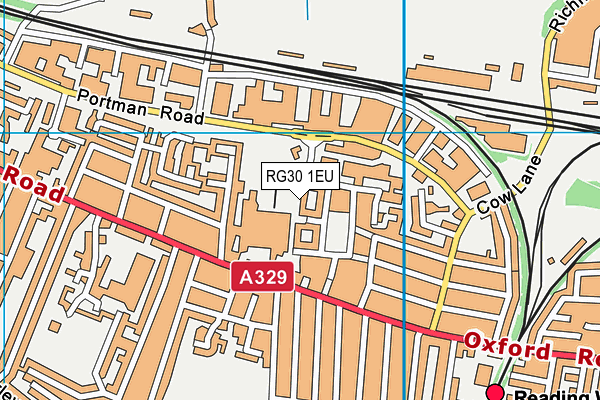 RG30 1EU map - OS VectorMap District (Ordnance Survey) RG30 1EU map - OS VectorMap District (Ordnance Survey)