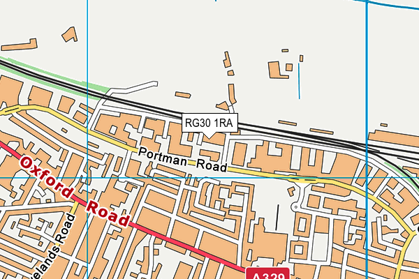 RG30 1RA map - OS VectorMap District (Ordnance Survey) RG30 1RA map - OS VectorMap District (Ordnance Survey)