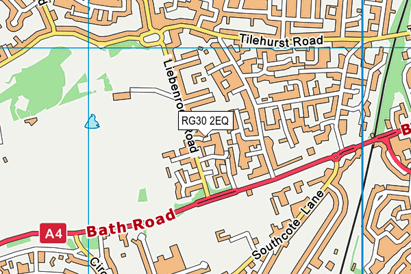 RG30 2EQ map - OS VectorMap District (Ordnance Survey) RG30 2EQ map - OS VectorMap District (Ordnance Survey)
