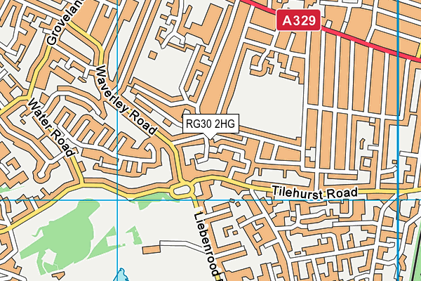 RG30 2HG map - OS VectorMap District (Ordnance Survey) RG30 2HG map - OS VectorMap District (Ordnance Survey)