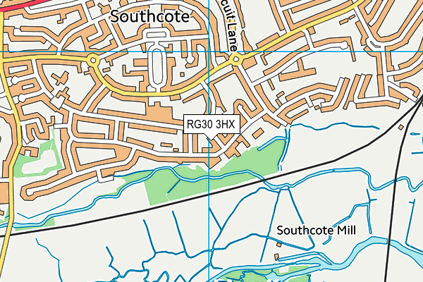 RG30 3HX map - OS VectorMap District (Ordnance Survey) RG30 3HX map - OS VectorMap District (Ordnance Survey)