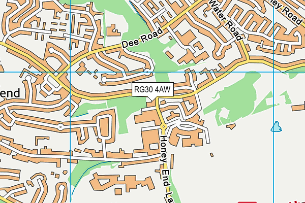 RG30 4AW map - OS VectorMap District (Ordnance Survey) RG30 4AW map - OS VectorMap District (Ordnance Survey)