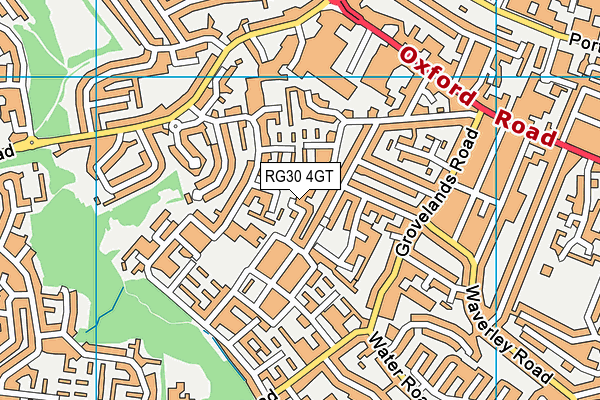 RG30 4GT map - OS VectorMap District (Ordnance Survey) RG30 4GT map - OS VectorMap District (Ordnance Survey)