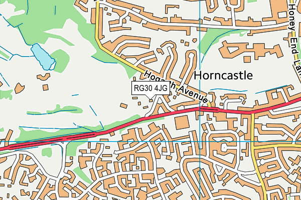 RG30 4JG map - OS VectorMap District (Ordnance Survey) RG30 4JG map - OS VectorMap District (Ordnance Survey)