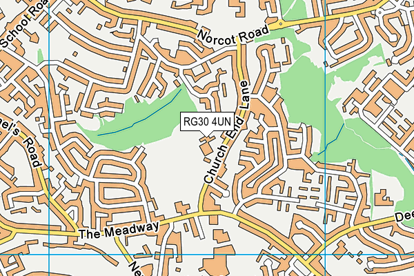 RG30 4UN map - OS VectorMap District (Ordnance Survey) RG30 4UN map - OS VectorMap District (Ordnance Survey)