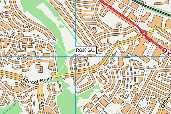 RG30 6AL map - OS VectorMap District (Ordnance Survey) RG30 6AL map - OS VectorMap District (Ordnance Survey)