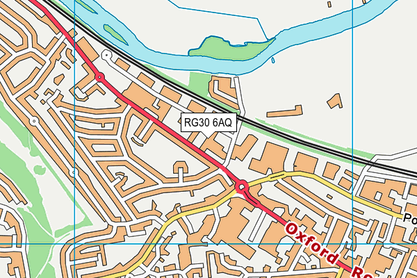 RG30 6AQ map - OS VectorMap District (Ordnance Survey) RG30 6AQ map - OS VectorMap District (Ordnance Survey)