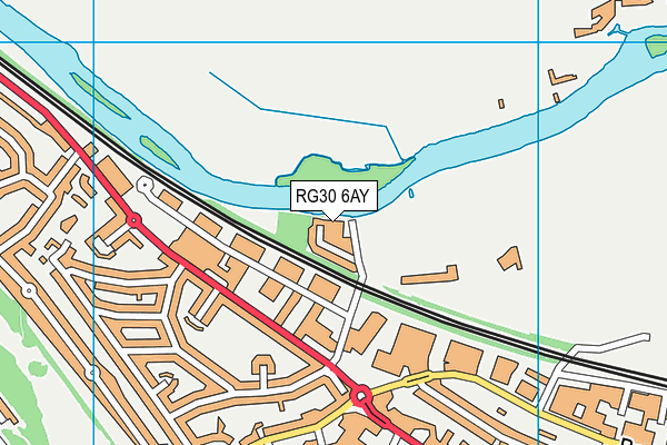 RG30 6AY map - OS VectorMap District (Ordnance Survey) RG30 6AY map - OS VectorMap District (Ordnance Survey)