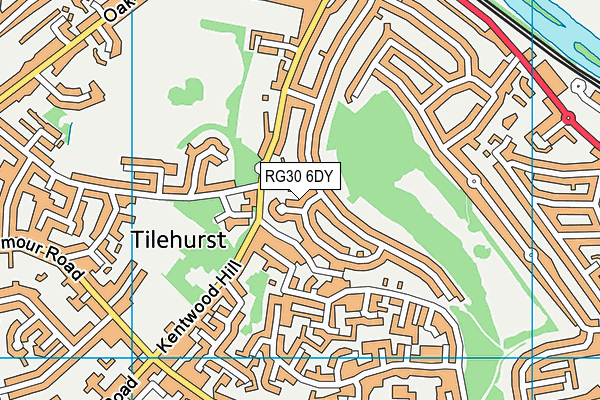 RG30 6DY map - OS VectorMap District (Ordnance Survey) RG30 6DY map - OS VectorMap District (Ordnance Survey)