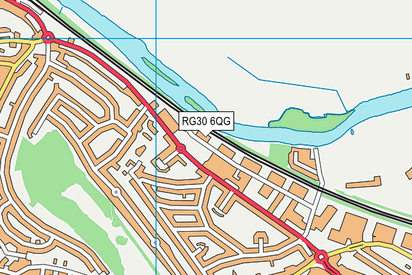RG30 6QG map - OS VectorMap District (Ordnance Survey) RG30 6QG map - OS VectorMap District (Ordnance Survey)