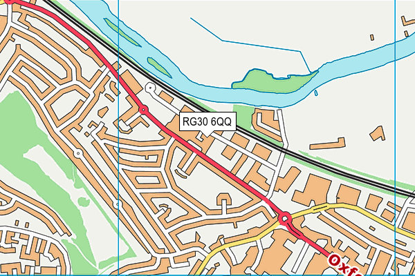 RG30 6QQ map - OS VectorMap District (Ordnance Survey) RG30 6QQ map - OS VectorMap District (Ordnance Survey)