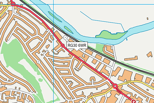 RG30 6WR map - OS VectorMap District (Ordnance Survey) RG30 6WR map - OS VectorMap District (Ordnance Survey)