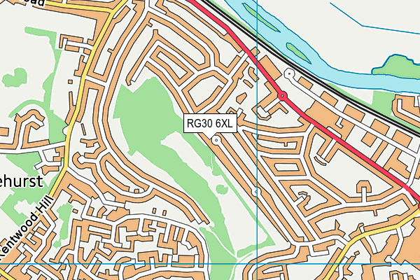 RG30 6XL map - OS VectorMap District (Ordnance Survey) RG30 6XL map - OS VectorMap District (Ordnance Survey)