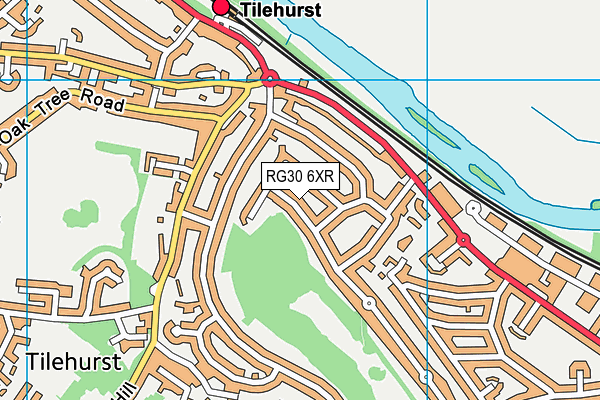 RG30 6XR map - OS VectorMap District (Ordnance Survey) RG30 6XR map - OS VectorMap District (Ordnance Survey)