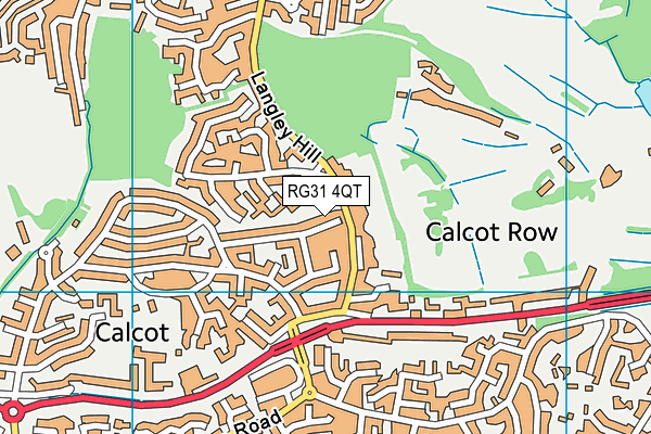 RG31 4QT map - OS VectorMap District (Ordnance Survey) RG31 4QT map - OS VectorMap District (Ordnance Survey)