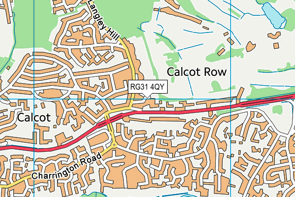 RG31 4QY map - OS VectorMap District (Ordnance Survey)
