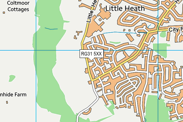 RG31 5XX map - OS VectorMap District (Ordnance Survey) RG31 5XX map - OS VectorMap District (Ordnance Survey)