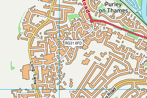 RG31 6FD map - OS VectorMap District (Ordnance Survey) RG31 6FD map - OS VectorMap District (Ordnance Survey)