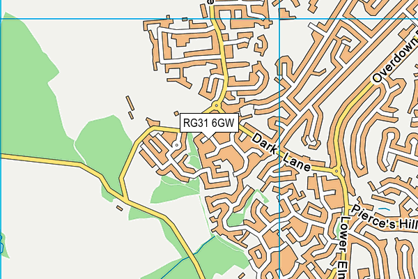 RG31 6GW map - OS VectorMap District (Ordnance Survey) RG31 6GW map - OS VectorMap District (Ordnance Survey)