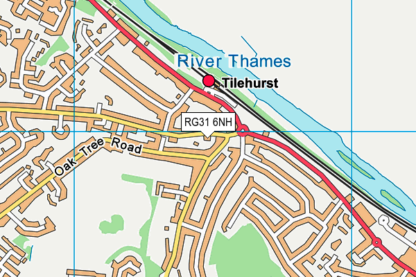 RG31 6NH map - OS VectorMap District (Ordnance Survey) RG31 6NH map - OS VectorMap District (Ordnance Survey)
