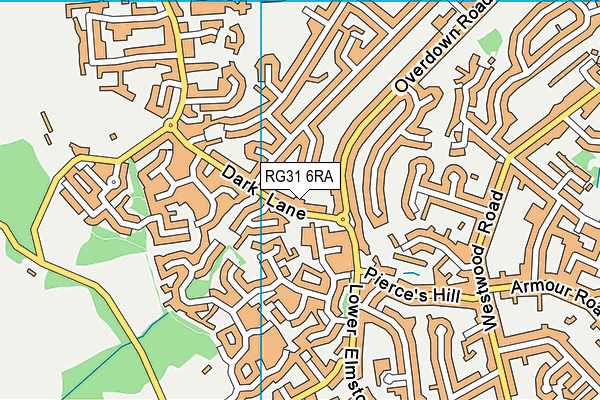 RG31 6RA map - OS VectorMap District (Ordnance Survey) RG31 6RA map - OS VectorMap District (Ordnance Survey)