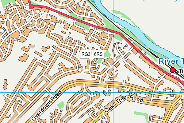 RG31 6RS map - OS VectorMap District (Ordnance Survey) RG31 6RS map - OS VectorMap District (Ordnance Survey)