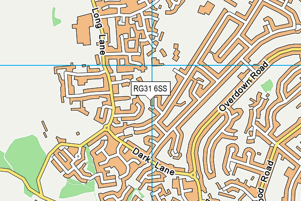 RG31 6SS map - OS VectorMap District (Ordnance Survey) RG31 6SS map - OS VectorMap District (Ordnance Survey)