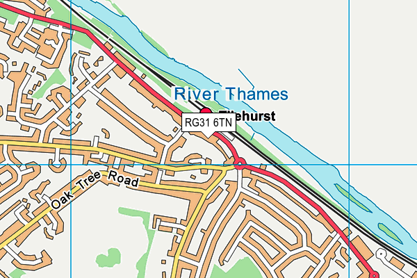 RG31 6TN map - OS VectorMap District (Ordnance Survey) RG31 6TN map - OS VectorMap District (Ordnance Survey)
