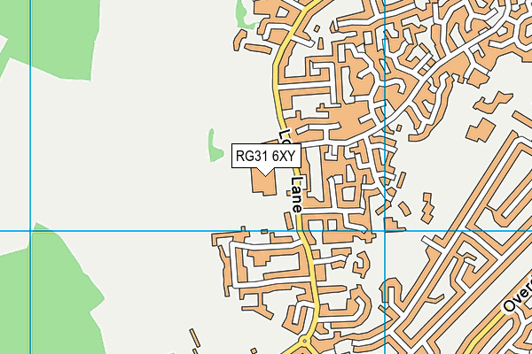 RG31 6XY map - OS VectorMap District (Ordnance Survey) RG31 6XY map - OS VectorMap District (Ordnance Survey)