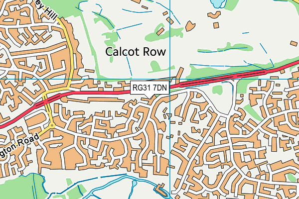 RG31 7DN map - OS VectorMap District (Ordnance Survey) RG31 7DN map - OS VectorMap District (Ordnance Survey)