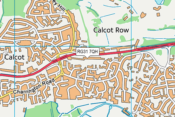RG31 7QH map - OS VectorMap District (Ordnance Survey) RG31 7QH map - OS VectorMap District (Ordnance Survey)