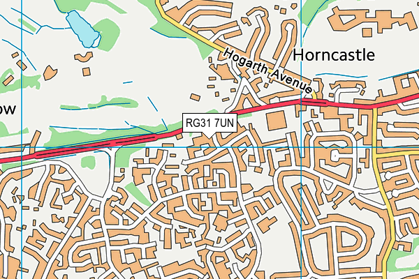 RG31 7UN map - OS VectorMap District (Ordnance Survey) RG31 7UN map - OS VectorMap District (Ordnance Survey)
