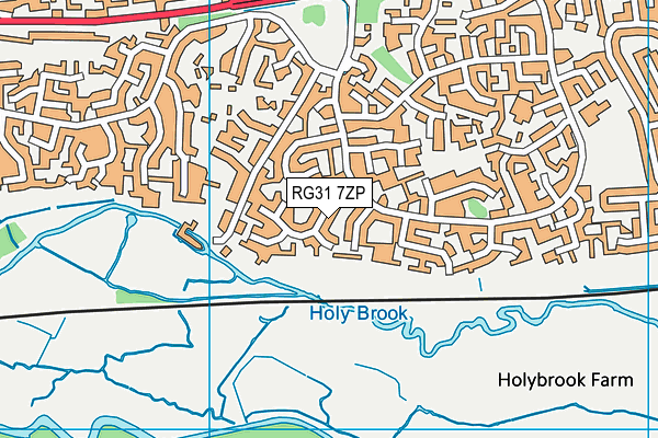 RG31 7ZP map - OS VectorMap District (Ordnance Survey) RG31 7ZP map - OS VectorMap District (Ordnance Survey)