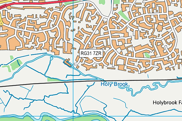 RG31 7ZR map - OS VectorMap District (Ordnance Survey) RG31 7ZR map - OS VectorMap District (Ordnance Survey)