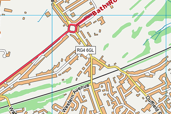 RG4 6GL map - OS VectorMap District (Ordnance Survey) RG4 6GL map - OS VectorMap District (Ordnance Survey)