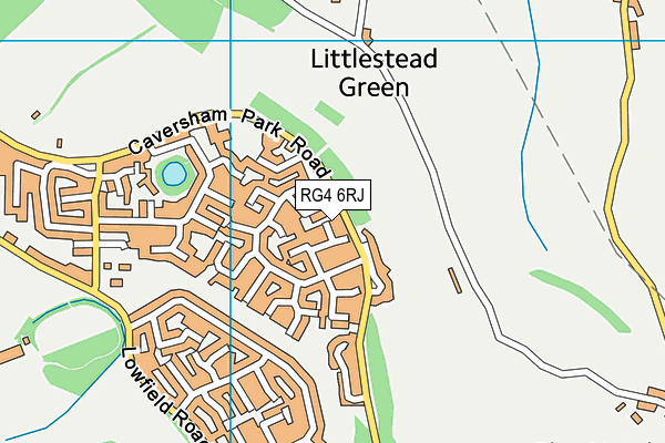 RG4 6RJ map - OS VectorMap District (Ordnance Survey)