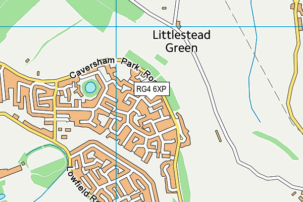 RG4 6XP map - OS VectorMap District (Ordnance Survey)
