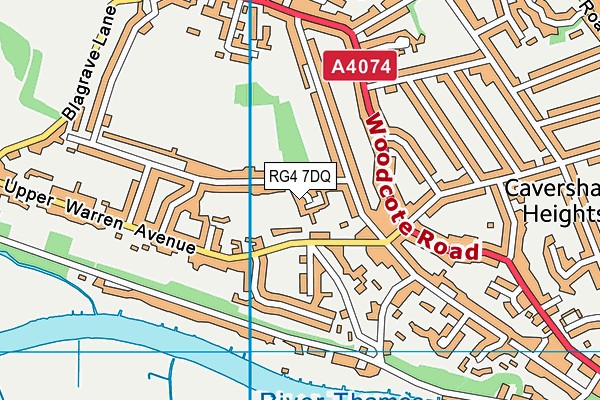 RG4 7DQ map - OS VectorMap District (Ordnance Survey) RG4 7DQ map - OS VectorMap District (Ordnance Survey)