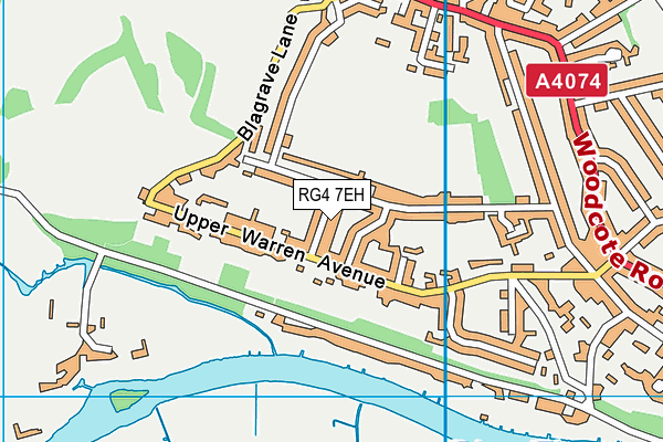 RG4 7EH map - OS VectorMap District (Ordnance Survey) RG4 7EH map - OS VectorMap District (Ordnance Survey)