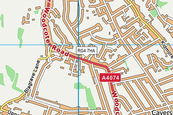 RG4 7HA map - OS VectorMap District (Ordnance Survey) RG4 7HA map - OS VectorMap District (Ordnance Survey)