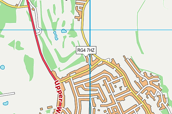 RG4 7HZ map - OS VectorMap District (Ordnance Survey) RG4 7HZ map - OS VectorMap District (Ordnance Survey)