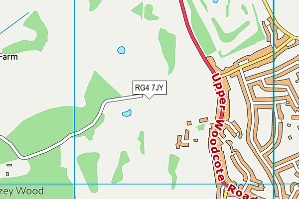 RG4 7JY map - OS VectorMap District (Ordnance Survey) RG4 7JY map - OS VectorMap District (Ordnance Survey)