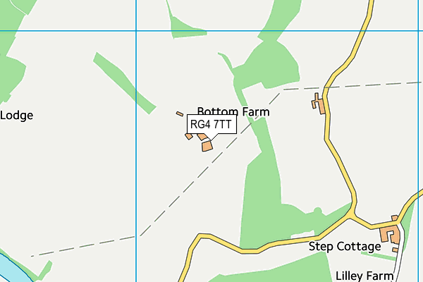 RG4 7TT map - OS VectorMap District (Ordnance Survey) RG4 7TT map - OS VectorMap District (Ordnance Survey)