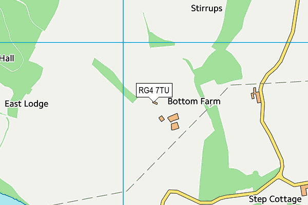 RG4 7TU map - OS VectorMap District (Ordnance Survey) RG4 7TU map - OS VectorMap District (Ordnance Survey)